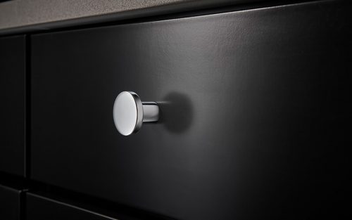 ALS - Black cabinet with chrome knob
